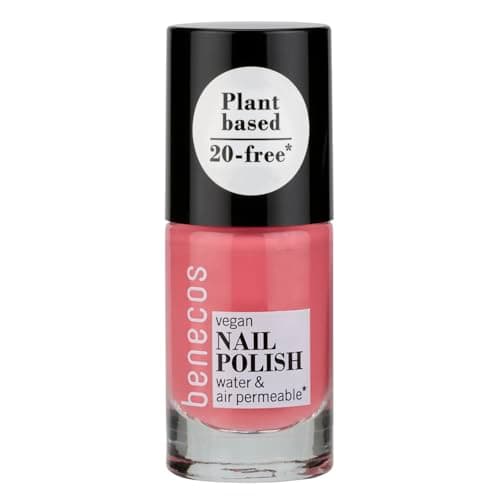 Image of Benecos Natural Cosmetics - Nail Polish - 20FREE - water permeable - 5ml - peach sorbet