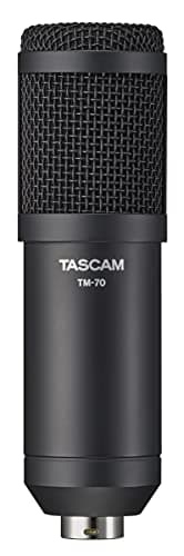 Image of TASCAM TM-70 - Dynamic Microphone for Podcasting and News Gathering,Black