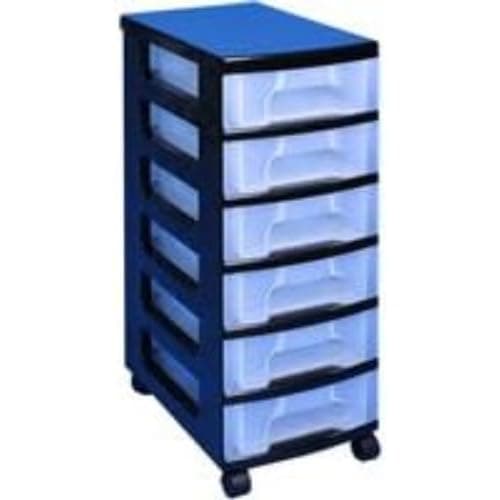Image of Really Useful Tower 6x7 Lit Drawers - Black