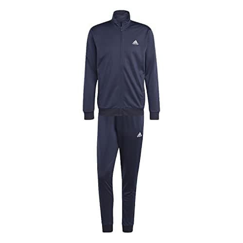 Image of adidas Men's Linear Logo Tricot Track Suit, legend ink/white, S
