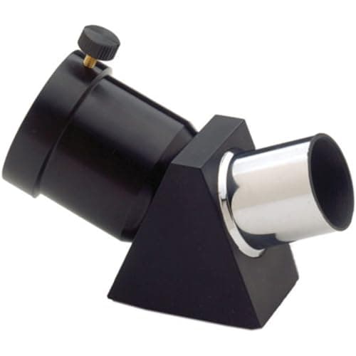 Image of Celestron 94112-A Erect Image Diagonal Prism for Refractor and Schmidt Cassegrain Telescopes, Black