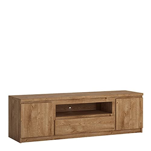 Image of Furniture To Go | Fribo 2 door 1 drawer 166 cm wide TV cabinet in Oak