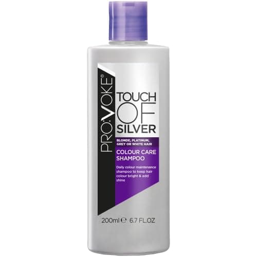 Image of PROVOKE Touch Of Silver Colour Care Shampoo 200ml, Daily Colour Protect Shampoo, Prolongs Colour & Adds Shine