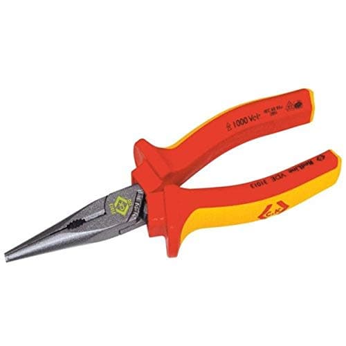 Image of C.K 39076 Redline VDE Snipe Nose Pliers 175mm, Red