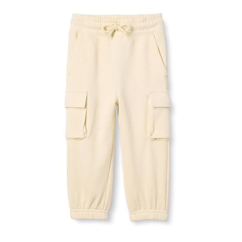 Image of Amazon Essentials Unisex Kids' Cargo Joggers, Beige, 2 Years