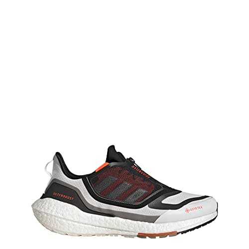 Image of adidas Mens Ultraboost Ultra Boost 22 GTX Running Sneakers Shoes - Grey, Dash Grey/Silver Metallic/Impact Ora, 12