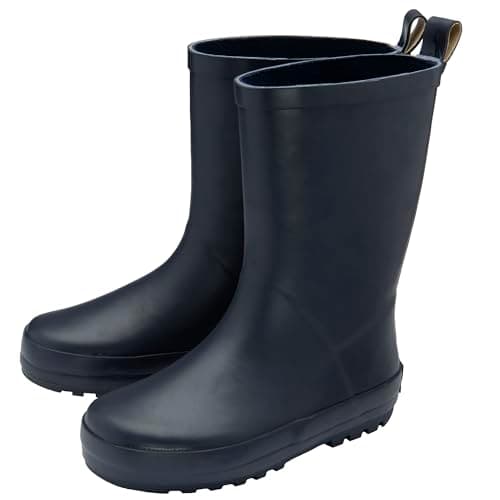 Image of NorthSole Kids Wellies Boys & Girls Rubber Wellington Boots - Navy - UK 13