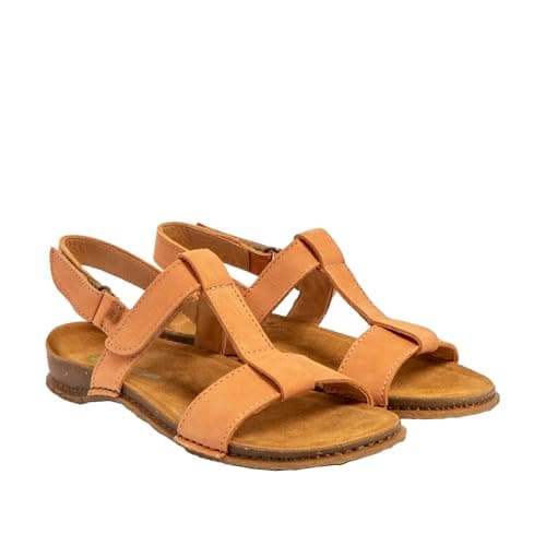 Image of El Naturalista N5816 PANGLAO, Women's Sandal, Peach, 41 EU, Peach, 7/8 UK