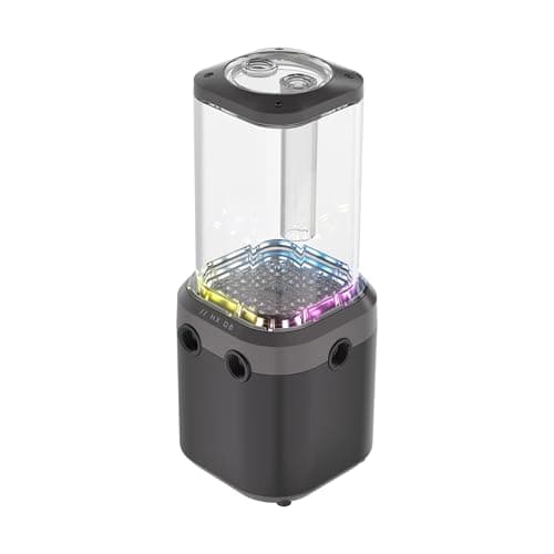 Image of Corsair iCUE LINK XD6 RGB ELITE Pump/Reservoir Unit – FlowDrive Max Pump, Built-In Temperature Sensor, 22 Addressable RGB LEDs, 440ml Transparent Nylon Reservoir