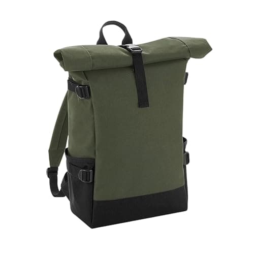 Image of BagBase BG858 Block Roll-Top Backpack