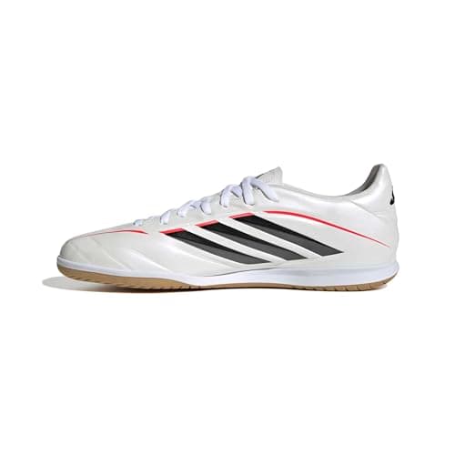 Image of adidas Unisex COPA Pure IV Club Indoor Football Shoes, Zero met./core Black/Lucid red, 10.5 UK