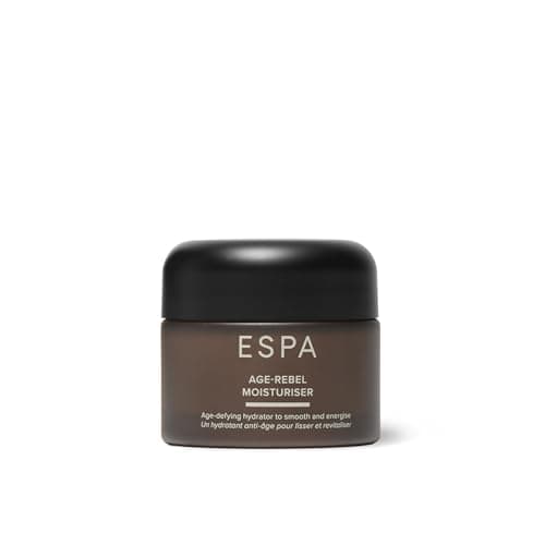 Image of ESPA Age‑Rebel Moisturiser for Men 55ml | Anti‑Ageing Hydrating Face Cream | Nourishes, Smooths & Energises Skin | Age‑Defying Daily Moisturiser for Dry & Dehydrated Skin