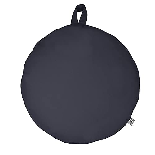 Image of rucomfy Beanbags Indoor/Outdoor Circle Smarty Floor Cushion Kids Beanbag. Garden Play, Round Seat or Pillow. Water Resistant. 70 x 70cm (Navy)
