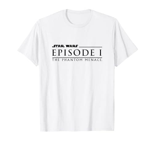 Image of Star Wars The Phantom Menace Episode 1 Movie Logo T-Shirt