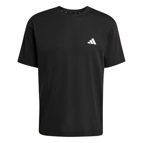 Image of adidas Men's Workout Essentials FEELREADY 3 Stripes T-Shirt, Black/White, L