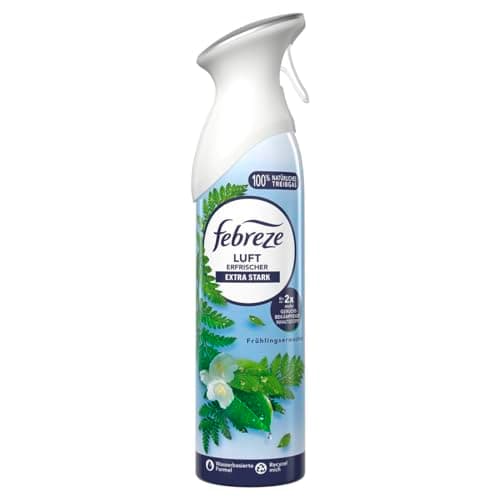 Image of Febreze Air Freshener Spray Spring Awakening 6 x 185 ml, 2-in-1 Odour Control and Freshness