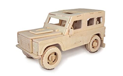 Image of Quay Land Rover Woodcraft Construction Kit FSC