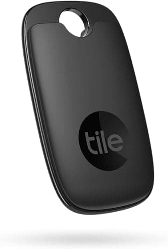 Image of Tile Pro (2022) Bluetooth Item Finder, 1 Pack, 120m finding range, works with Alexa and Google Smart Home, iOS and Android Compatible, Find your Keys, Remotes & More, Black