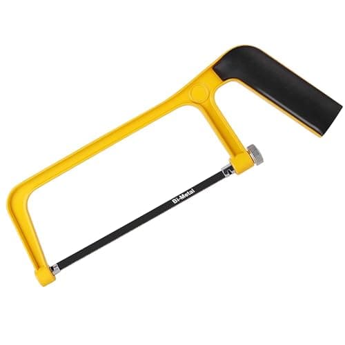 Image of Viganoc 6-inch Mini Hacksaw Frame- 150 mm Extra Fine Cut Junior Handsaws, Hacksaws with Bi-Metal Blade for Wood and Metal