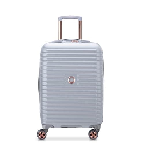 Image of DELSEY PARIS Cruise 3.0 Hardside Expandable Luggage with Spinner Wheels, Platinum, Carry on 21 Inch, Cruise 3.0 Hardside Expandable Luggage with Spinner Wheels