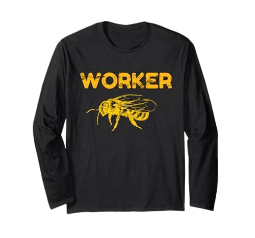 Image of Worker Bees Bumblebee Honeybee Bee Keeping Bee Keepers Long Sleeve T-Shirt