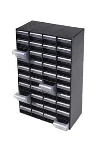 Image of Optimal Products Multi Drawer Storage Cabinet For Home Garage or Shed Plastic Kitchen Tool Organiser Office Rack (40 DRAWER)