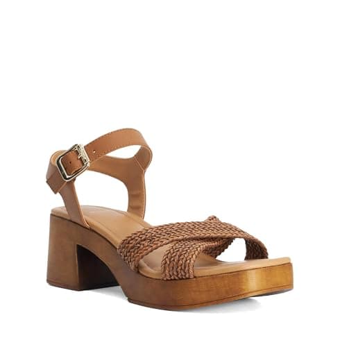 Image of Dune London Ladies JANKO Platform Sandals Size UK 7 Block Heeled Sandals
