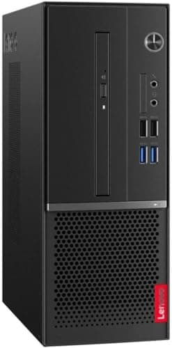 Image of Lenovo ThinkCentre V530s Desktop PC, Intel Core i3-8100 3.10GHz, 8GB RAM, 256GB SSD, Small Form Factor, Windows 11 Pro, Black, UHD Graphics 630, DVD-RW