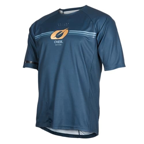 Image of O'NEAL | Mountain Bike Jersey | MTB Mountain Bike DH Downhill FR Freeride | Breathable Fabric, Flat Seams for More Comfort | Pin it Jersey V.24 | Adult | Ocean Blue | Size S