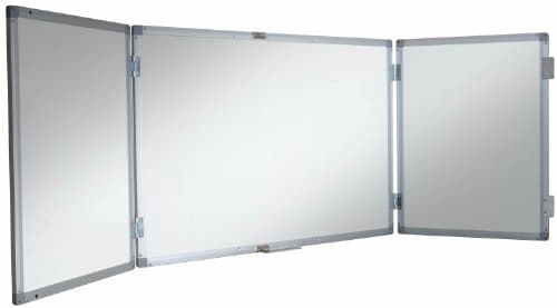 Image of Pitts Presentation Magnetic Confidential Lockable Whiteboard 900x600mm