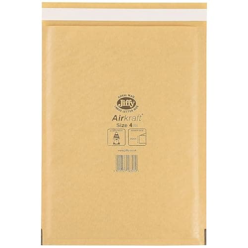 Image of AirKraft Size 4 Bubble Lined Mailer Gold (Pack of 100) MAKC99007