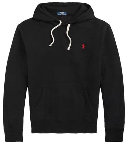 Image of POLO RALPH LAUREN Men's The Rl Fleece Hoodie, Rl Polo Black, M