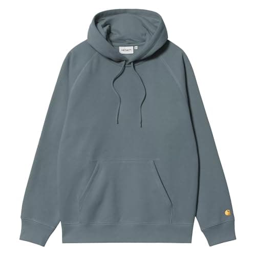 Image of CARHARTT WIP Chase Hoodie Cozy Blue/Gold
