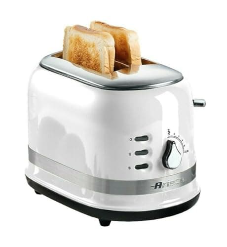 Image of Ariete 0149W Moderna 2 Slice Toaster, Defrost, Heating & Cooking Function, White