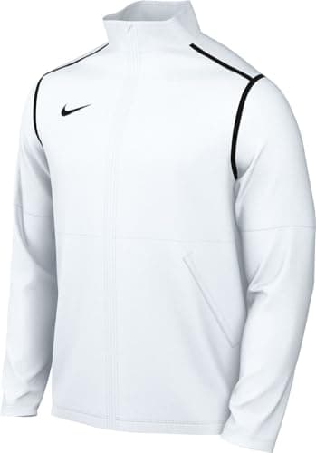 Image of Nike FJ3022-100 M NK DF PARK20 TRK JKT K R Jacket Men's WHITE/BLACK/BLACK Size L
