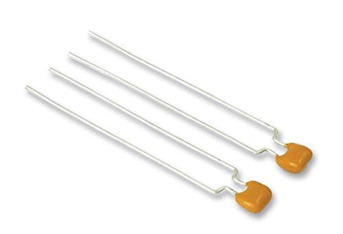 Image of THERMISTOR, 100 OHM, -1%, L10, PTC Thermistors, Qty.1 | TFPTL10L1000FL2B