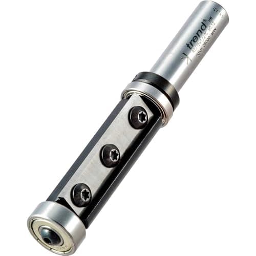 Image of Trend Professional Rota-Tip Double Guided Two Flute Router Cutter, 1/2 Inch Shank, 19.1mm Cut Diameter & 50mm Cut Length, RT/75X1/2TC