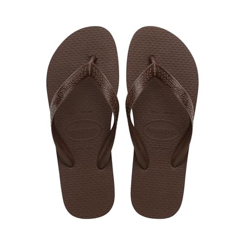Image of Havaianas Top Color Unisex Adults Flipflop Dark Brown 6.5/7 UK