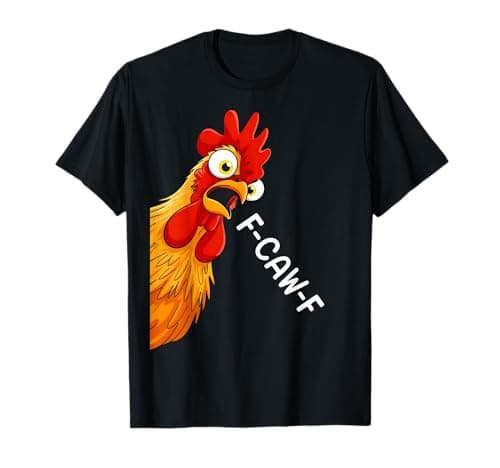 Image of f-caw-f Funny Cow Chicken T-Shirt