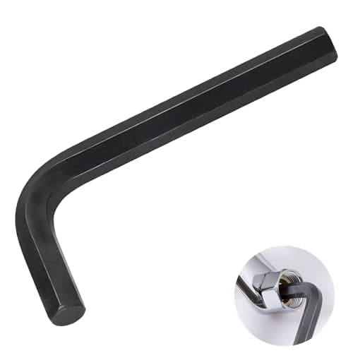 Image of GifBasg 12mm L-Shape Hex Key Wrench, 12mm Allen Key, Premium 45# Steel Metric Hexagon Wrench, Durable, Rust-Resistant Tool with Long/Short Arm Design for Enhanced Leverage and Reach (Black)