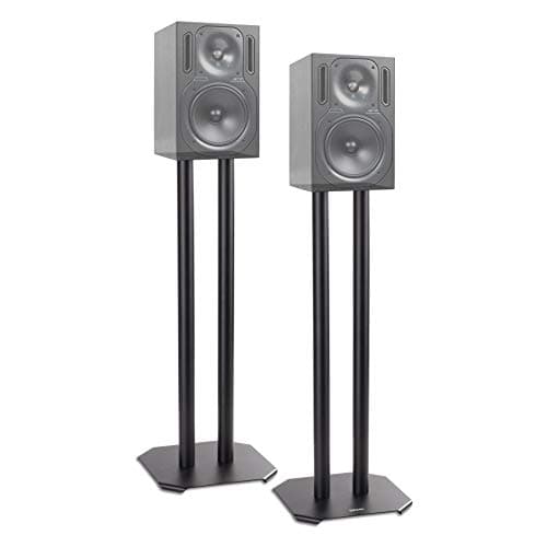 Image of Duronic Speaker Stands SPS1022 Two Floor Speaker Stand for Bluetooth Speakers Loud Speaker Pair, Mount for Hifi Speakers With Stand Home Cinema (Medium)
