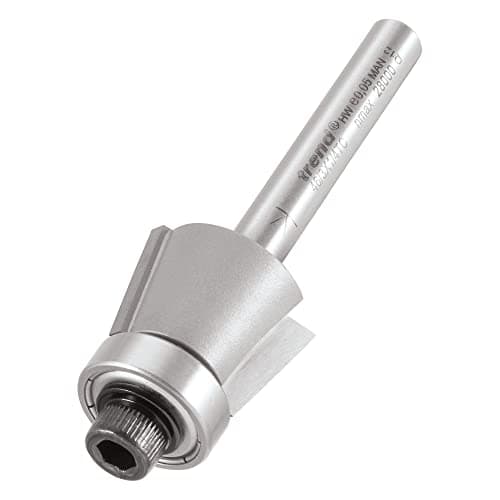Image of Trend Professional Bevel Trim Cutter, 20mm Diameter, 14mm Length, 80-Degree, 1/4 Inch Shank, Tungsten Carbide Tipped, 46/3X1/4TC