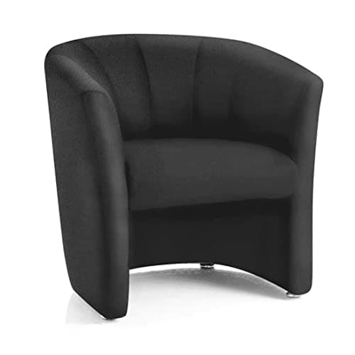 Image of Dynamic BR000099 Neo Single Tub Fabric Chair - Black