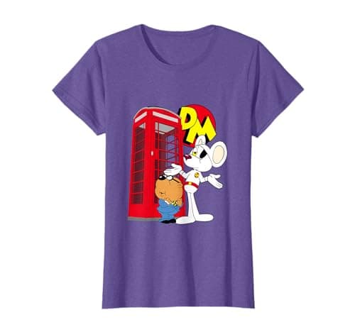 Image of Danger Mouse Red Telephone Box T-Shirt