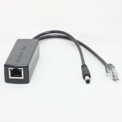 Image of DSLRKIT 5V 2.4A Active PoE Splitter Power Over Ethernet IEEE802.3af with 5.5x2.5mm DC Plug for Hue Bridge and 5V Smart Devic