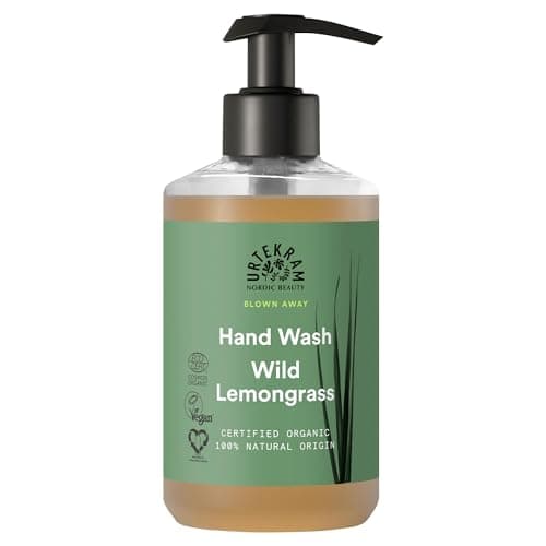 Image of Urtekram Hand Wash, All skin types - Wild Lemongrass, Vegan, Organic, Natural Origin, 300 ml (Pack of 1)