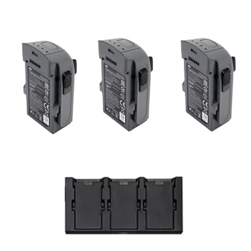 Image of 1480mAh 11.4V Drone Battery, Compatible For DJI, Spark Replacement Spare Parts(3 battery -Charger)