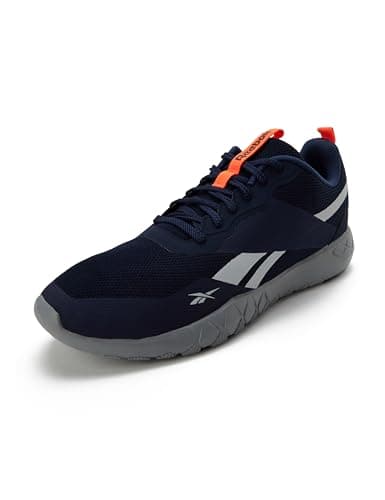 Image of Reebok Mens Fairweather 2.0 M Walking Shoe, VECTOR NAVY / ORANGE FLARES / LGH SOLID, 8 UK
