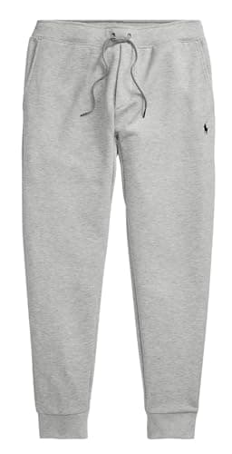 Image of POLO RALPH LAUREN Men's Double Kint Jogger Pants Collection 2025, Lite Grey Heather., Large