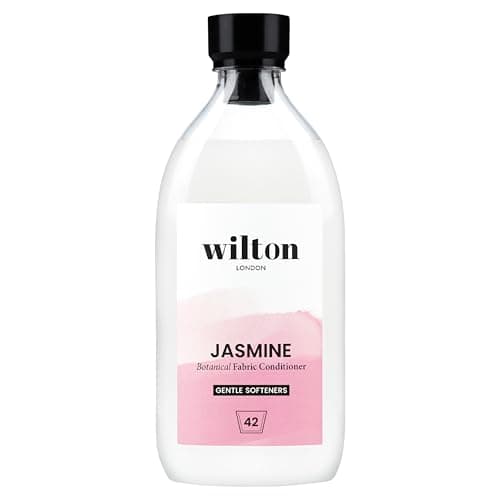 Image of Wilton London Eco-Friendly Fabric Conditioner 42 Washes - Plant-based and Biodegradable Fabric Softner - Packed with Essential Oils - Fresh and Longlasting Jasmine Scent - 1 Litre